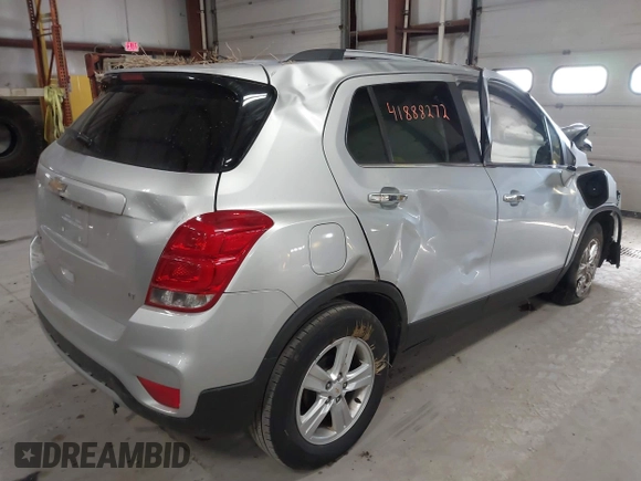 2017 Chevrolet Trax LT with VIN KL7CJLSB0HB086370, listed as a IAAI auction lot 41888272 with Not Provided miles and . Bid and sale history available at carsss.com. Image 4.