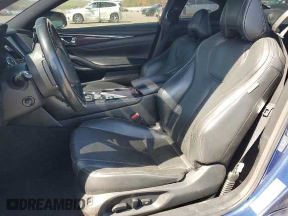 2018 Infiniti Q60 Red Sport 400 with VIN JN1FV7EL4JM631175, listed as a Copart auction lot 54828705 with 55,084 mi miles and Salvage title. Bid and sale history available at DreamBid. Image 7.