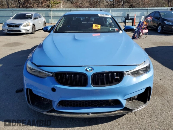 2018 BMW M4 z VIN WBS4Z9C52JED22528, wystawiony jako Copart lot #79901234 z przebiegiem 30 606 mil mil oraz Szkoda całkowita • Salvage title. Historia ofert i sprzedaży dostępna na DreamBid. Obrazek 5.