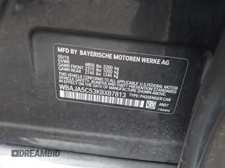 2019 BMW 5 Series 530i с VIN WBAJA5C53KBX87813, выставлен на аукционе IAAI как лот 42541607 с пробегом 91 922 миль миль и . История ставок и продаж доступна на DreamBid. Изображение 9.