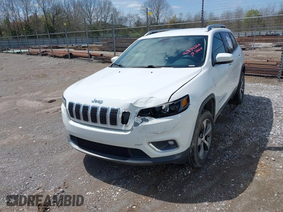 2019 Jeep Cherokee Limited with VIN 1C4PJMDN9KD173231, listed as a IAAI auction lot 41834562 with 133,777 mi miles. Bid and sale history available at carsss.com. Image 6.