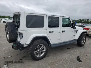 2019 Jeep Wrangler Unlimited Sahara with VIN 1C4HJXEG9KW600644, listed as a Copart auction lot 56193655 with 46,198 mi miles and Salvage title. Bid and sale history available at DreamBid. Image 3.