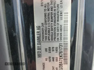 2014 Smart fortwo Pure с VIN WMEEJ3BA7EK761731, выставлен на аукционе Copart как лот 60268205 с пробегом 61 973 миль миль и Списание • Salvage title. История ставок и продаж доступна на DreamBid. Изображение 12.