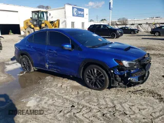 2022 Subaru WRX Premium with VIN JF1VBAF66N9015757, listed as a Copart auction lot 45162385 with 22,539 mi miles and Salvage Title. Bid and sale history available at carsss.com. Image 4.