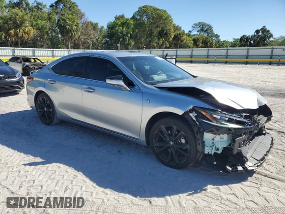 2023 Lexus ES 350 F Sport z VIN 58AJZ1B17PU150006, wystawiony jako Copart lot #49765075 z przebiegiem 22 331 mil mil oraz Szkoda całkowita • Salvage title. Historia ofert i sprzedaży dostępna na DreamBid. Obrazek 4.
