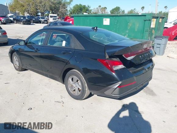 2024 Hyundai Elantra SE with VIN KMHLL4DG9RU802003, listed as a IAAI auction lot 41684367 with 2,760 mi miles and . Bid and sale history available at DreamBid. Image 3.