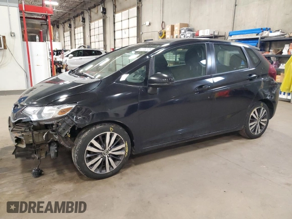 2015 Honda Fit EX-L with VIN 3HGGK5H87FM733041, listed as a Copart auction lot 52773275 with 0 mi miles and Salvage Title. Bid and sale history available at carsss.com. Image 1.