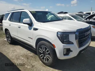 2023 GMC Yukon AT4 with VIN 1GKS2CKD0PR562589, listed as a Copart auction lot 74937514 with 14,450 mi miles and Non Repairable. Bid and sale history available at carsss.com. Image 4.