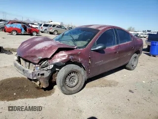 2000 Dodge Neon Highline with VIN 1B3ES46C3YD785290, listed as a Copart auction lot 46607515 with 199,074 mi miles and Salvage Title. Bid and sale history available at DreamBid. Image 1.