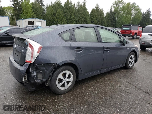 2014 Toyota Prius Four with VIN JTDKN3DU7E1765779, listed as a Copart auction lot 54732735 with 86,835 mi miles and Salvage Title. Bid and sale history available at carsss.com. Image 3.