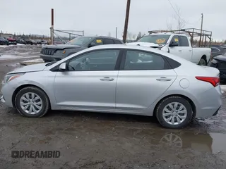 2019 Hyundai Accent SE with VIN 3KPC24A38KE069830, listed as a IAAI auction lot 42057953 with 57,240 mi miles. Bid and sale history available at carsss.com. Image 14.