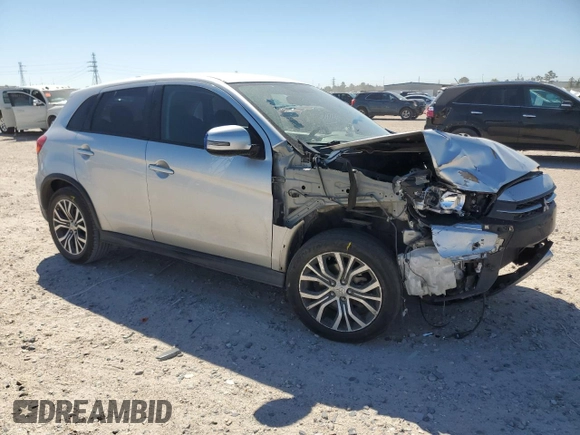 2019 Mitsubishi Outlander SE with VIN JA4AP4AU6KU022258, listed as a Copart auction lot 49253235 with 101,876 mi miles and Salvage title. Bid and sale history available at DreamBid. Image 4.