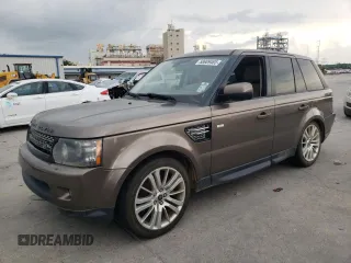 2013 Land Rover Range Rover Sport HSE Lux with VIN SALSK2D43DA795176, listed as a Copart auction lot 58909485 with 186,463 mi miles and Salvage title. Bid and sale history available at DreamBid. Image 1.