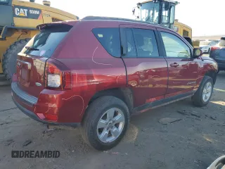 2016 Jeep Compass Latitude with VIN 1C4NJCEB2GD749061, listed as a Copart auction lot 83071564 with 127,616 mi miles and Salvage Title. Bid and sale history available at carsss.com. Image 3.