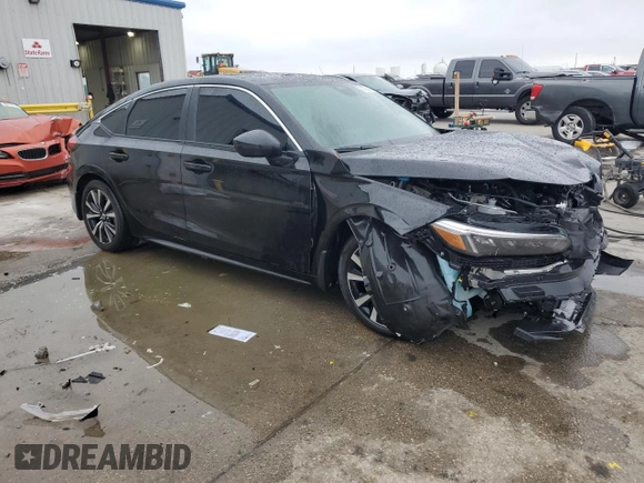 2024 Honda Civic EX-L z VIN 19XFL1H74RE001908, wystawiony jako Copart lot #79726054 z przebiegiem 30 683 mil mil oraz Szkoda całkowita • Salvage title. Historia ofert i sprzedaży dostępna na DreamBid. Obrazek 4.