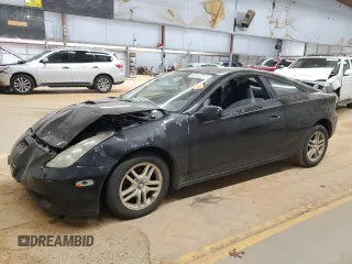 2000 Toyota Celica GT with VIN JTDDR32T6Y0017977, listed as a Copart auction lot 85762814 with 254,433 mi miles and Salvage Title. Bid and sale history available at carsss.com. Image 1.