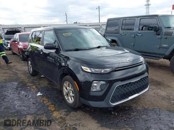 2020 Kia Soul S with VIN KNDJ23AU9L7064275, listed as a IAAI auction lot 41694210 with 75,410 mi miles. Bid and sale history available at carsss.com. Image 1.
