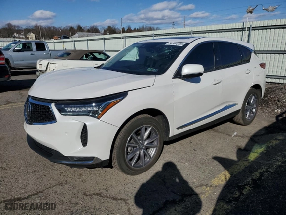 2023 Acura RDX w/Technology Package with VIN 5J8TC1H55PL006140, listed as a Copart auction lot 45442795 with 16,211 mi miles and Salvage Title. Bid and sale history available at carsss.com. Image 1.
