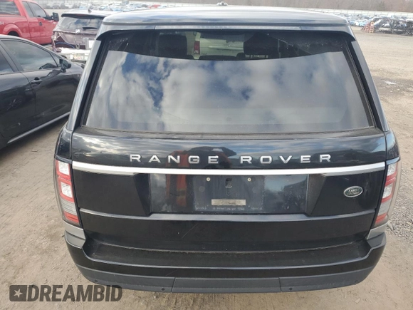 2014 Land Rover Range Rover with VIN SALGR2WF4EA137822, listed as a Copart auction lot 82494434 with Not Provided miles and Salvage Title. Bid and sale history available at DreamBid. Image 6.