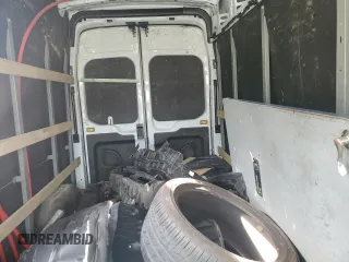 2021 Ford Transit Cargo with VIN 1FTBR1X84MKA46392, listed as a Copart auction lot 47795405 with 50,592 mi miles and Salvage title. Bid and sale history available at DreamBid. Image 10.