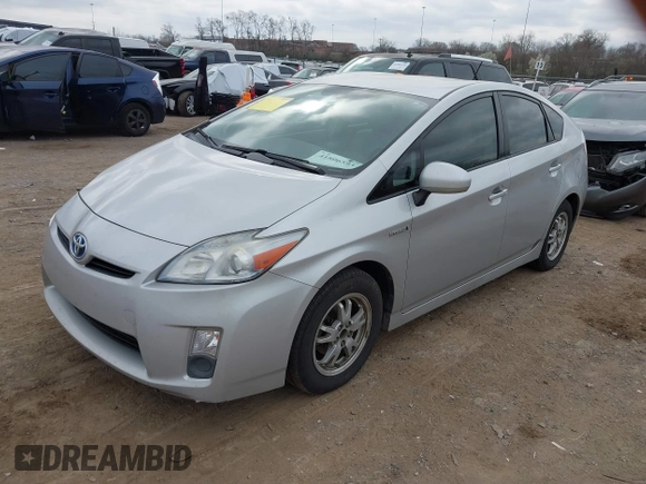 2011 Toyota Prius I with VIN JTDKN3DU4B0322894, listed as a IAAI auction lot 41806593 with 184,261 mi miles. Bid and sale history available at carsss.com. Image 18.