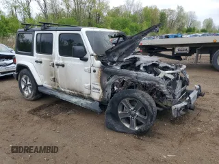 2018 Jeep Wrangler Unlimited Sahara с VIN 1C4HJXEN5JW211304, выставлен на аукционе Copart как лот 56694995 с пробегом Не указан миль и Чистый • Clean title. История ставок и продаж доступна на DreamBid. Изображение 4.