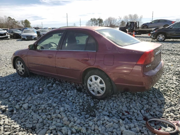 2002 Honda Civic EX with VIN 1HGES26832L045591, listed as a Copart auction lot 88445945 with 223,749 mi miles and Salvage Title. Bid and sale history available at carsss.com. Image 2.