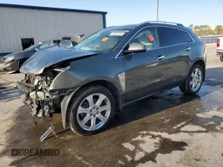 2013 Cadillac SRX Performance Collection with VIN 3GYFNDE39DS568052, listed as a Copart auction lot 52027255 with 96,579 mi miles and Salvage Title. Bid and sale history available at carsss.com. Image 1.