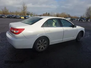 2007 Lincoln MKZ with VIN 3LNHM28T57R638347, listed as a Copart auction lot 46675475 with 0 mi miles and Clean Title. Bid and sale history available at carsss.com. Image 3.