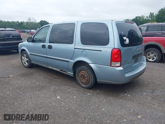 2007 Chevrolet Uplander LS Fleet z VIN 1GNDV23W37D138821, wystawiony jako IAAI lot #42522372 z przebiegiem 238 391 mil mil oraz . Historia ofert i sprzedaży dostępna na DreamBid. Obrazek 3.