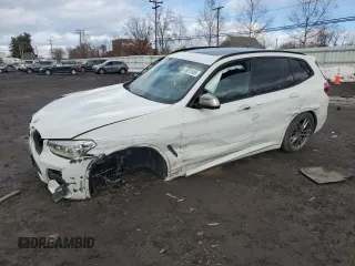 2019 BMW X3 M40i with VIN 5UXTS3C59K0Z03846, listed as a Copart auction lot 45012455 with 63,306 mi miles and Salvage Title. Bid and sale history available at DreamBid. Image 1.