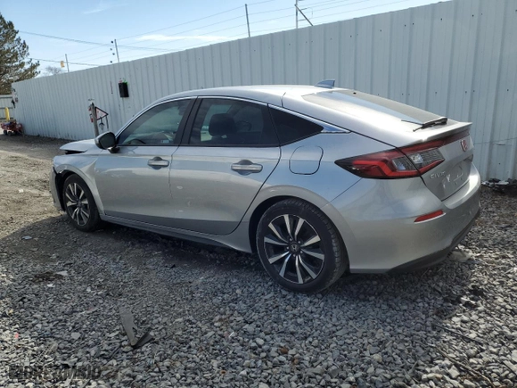 2023 Honda Civic Hatchback EX-L with VIN 19XFL1H77PE002578, listed as a Copart auction lot 49794615 with 0 mi miles and Salvage Title. Bid and sale history available at carsss.com. Image 2.