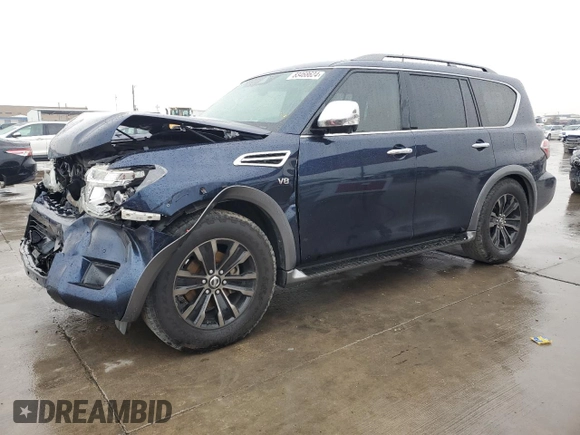 2018 Nissan Armada SV with VIN JN8AY2ND4J9054911, listed as a Copart auction lot 83468624 with 0 mi miles and Clean Title. Bid and sale history available at carsss.com. Image 1.