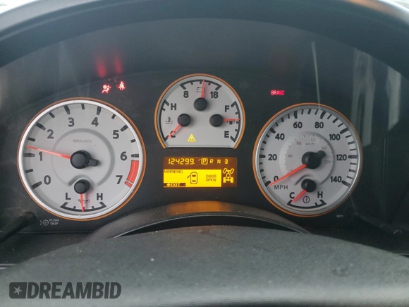 2013 Nissan Titan S with VIN 1N6AA0EC3DN314882, listed as a Copart auction lot 55065935 with 124,299 mi miles and Clean Title. Bid and sale history available at DreamBid. Image 9.