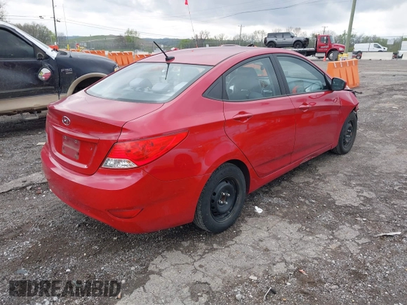 2013 Hyundai Accent GLS with VIN KMHCT4AE7DU420984, listed as a IAAI auction lot 42016902 with 145,166 mi miles and . Bid and sale history available at carsss.com. Image 4.