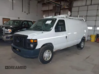 2008 Ford Econoline Cargo Commercial with VIN 1FTNE24L78DB58458, listed as a IAAI auction lot 41969371 with 133,399 mi miles and . Bid and sale history available at DreamBid. Image 2.