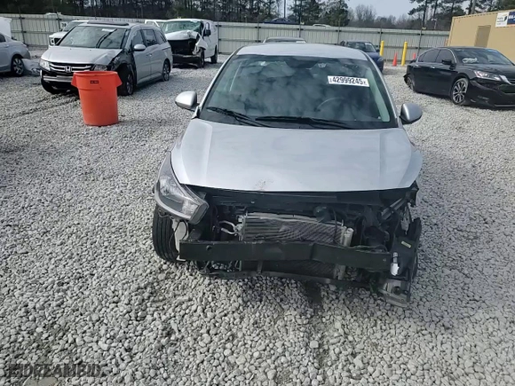 2022 Kia Rio S with VIN 3KPA24AD5NE506249, listed as a Copart auction lot 42999245 with 0 mi miles and Salvage Title. Bid and sale history available at carsss.com. Image 14.