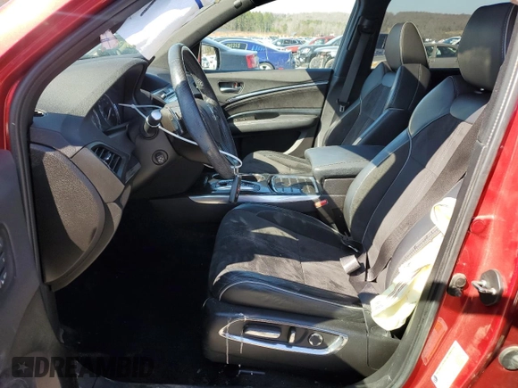 2019 Acura MDX Technology with VIN 5J8YD4H02KL004329, listed as a Copart auction lot 46616055 with 58,772 mi miles and Salvage title. Bid and sale history available at DreamBid. Image 7.