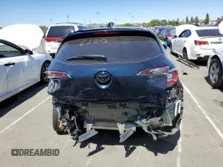 2022 Toyota Corolla Hatchback SE with VIN JTND4MBEXN3186220, listed as a Copart auction lot 63149424 with 15,331 mi miles and Salvage Title. Bid and sale history available at carsss.com. Image 6.