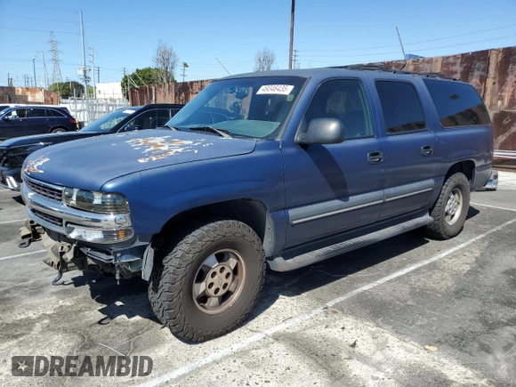 2002 Chevrolet Suburban LS with VIN 1GNEC16T22J302186, listed as a Copart auction lot 49346435 with 220,352 mi miles and Salvage Title. Bid and sale history available at carsss.com. Image 1.