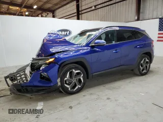 2024 Hyundai Tucson Limited with VIN 5NMJECDE5RH359922, listed as a Copart auction lot 46876795 with 33,284 mi miles and Non Repairable. Bid and sale history available at carsss.com. Image 1.
