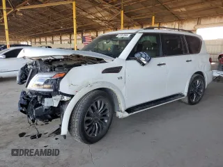 2021 Nissan Armada Platinum z VIN JN8AY2DA5M9372001, wystawiony jako Copart lot #57997605 z przebiegiem 74 152 mil mil oraz Szkoda całkowita • Salvage title. Historia ofert i sprzedaży dostępna na DreamBid. Obrazek 1.