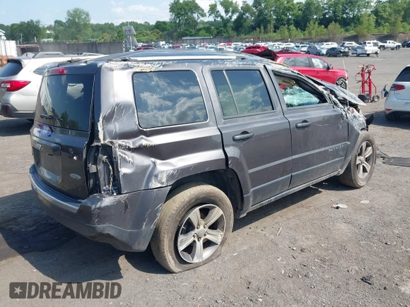 2016 Jeep Patriot Latitude with VIN 1C4NJRFB0GD681263, listed as a IAAI auction lot 42559587 with Not provided miles and . Bid and sale history available at DreamBid. Image 4.