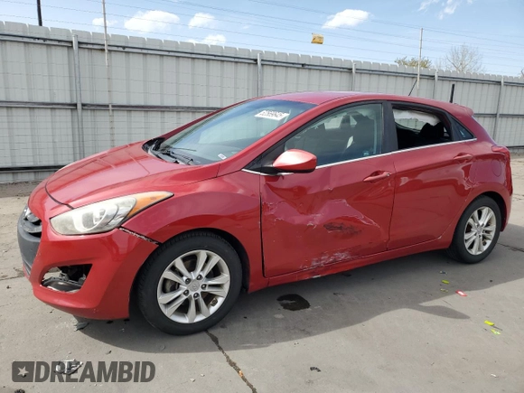 2014 Hyundai Elantra GT with VIN KMHD35LH4EU198214, listed as a Copart auction lot 52569645 with 105,696 mi miles and Salvage Title. Bid and sale history available at carsss.com. Image 1.