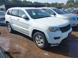 2017 Jeep Grand Cherokee Laredo with VIN 1C4RJEAG7HC637684, listed as a IAAI auction lot 41508008 with 155,471 mi miles. Bid and sale history available at carsss.com. Image 1.