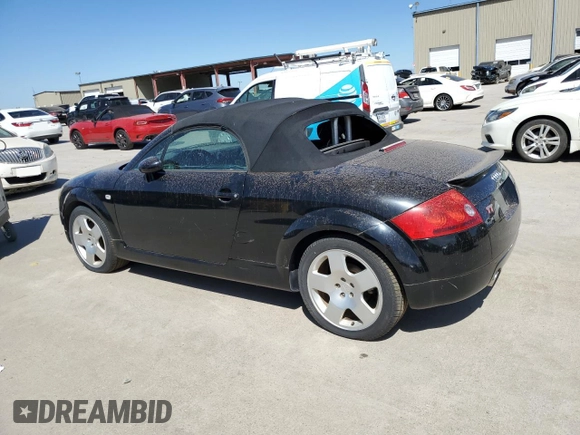 2001 Audi TT with VIN TRUUT28N611007055, listed as a Copart auction lot 49467645 with 56,689 mi miles and Non Repairable. Bid and sale history available at carsss.com. Image 2.
