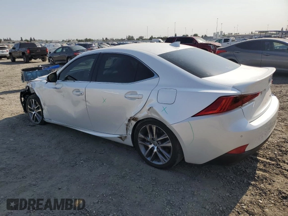 2020 Lexus IS 300 with VIN JTHDA1D21L5107922, listed as a Copart auction lot 59723475 with 59,478 mi miles and Salvage title. Bid and sale history available at DreamBid. Image 2.