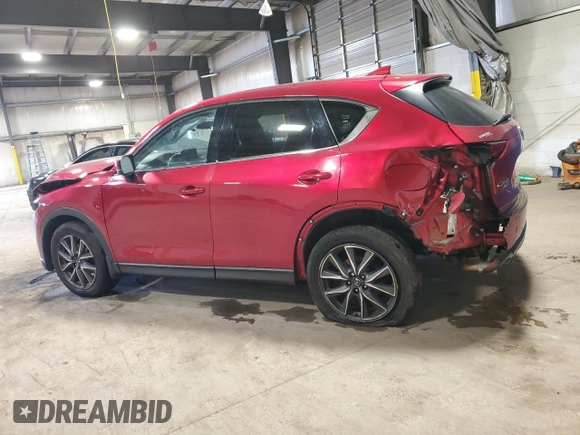 2018 Mazda CX-5 Grand Touring z VIN JM3KFBDMXJ0432197, wystawiony jako Copart lot #50383035 z przebiegiem Nie podano mil oraz Szkoda całkowita • Salvage title. Historia ofert i sprzedaży dostępna na DreamBid. Obrazek 2.