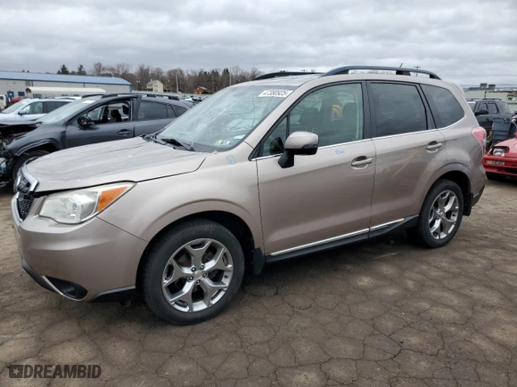 2015 Subaru Forester 2.5i Touring with VIN JF2SJAWC3FH533727, listed as a Copart auction lot 47380925 with 72,227 mi miles and Salvage Title. Bid and sale history available at carsss.com. Image 1.