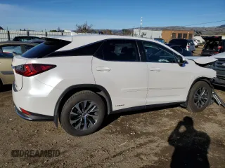 2020 Lexus RX with VIN 2T2AGMDA1LC045416, listed as a Copart auction lot 87016254 with 47,355 mi miles and Salvage Title. Bid and sale history available at carsss.com. Image 3.